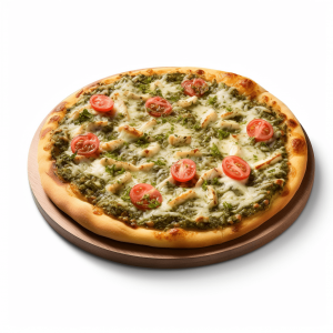 Pizza Spinat Pesto (vegan)