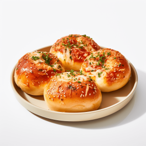 Pizza Brötchen Käse